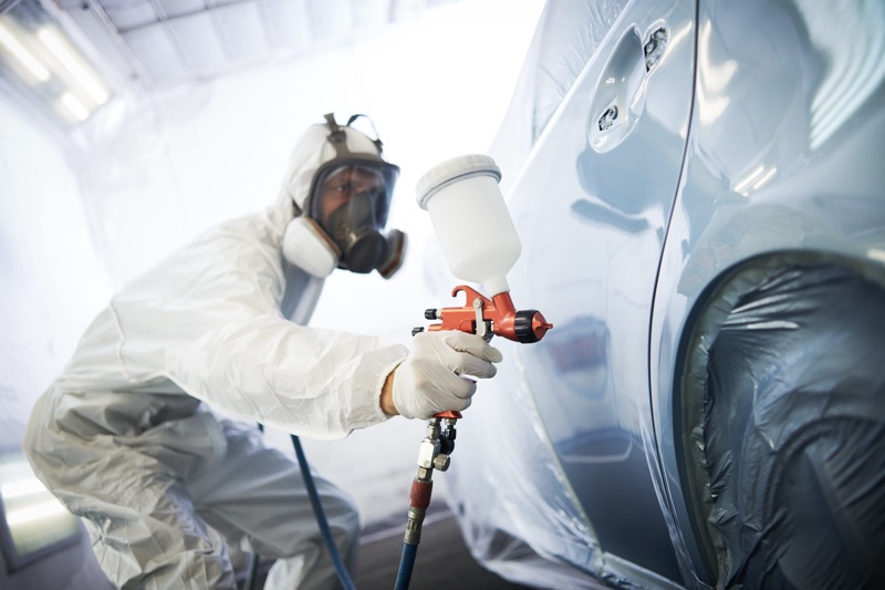 Our auto body shops do detail car painting jobs